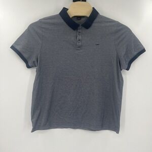 Michael Kors Designer Mens Cotton Blend Polo Size XL Golf‎ Shirt Midnight Blue